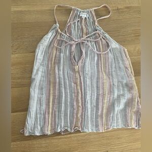 Striped Halter Neck Blouse from Aritzia
